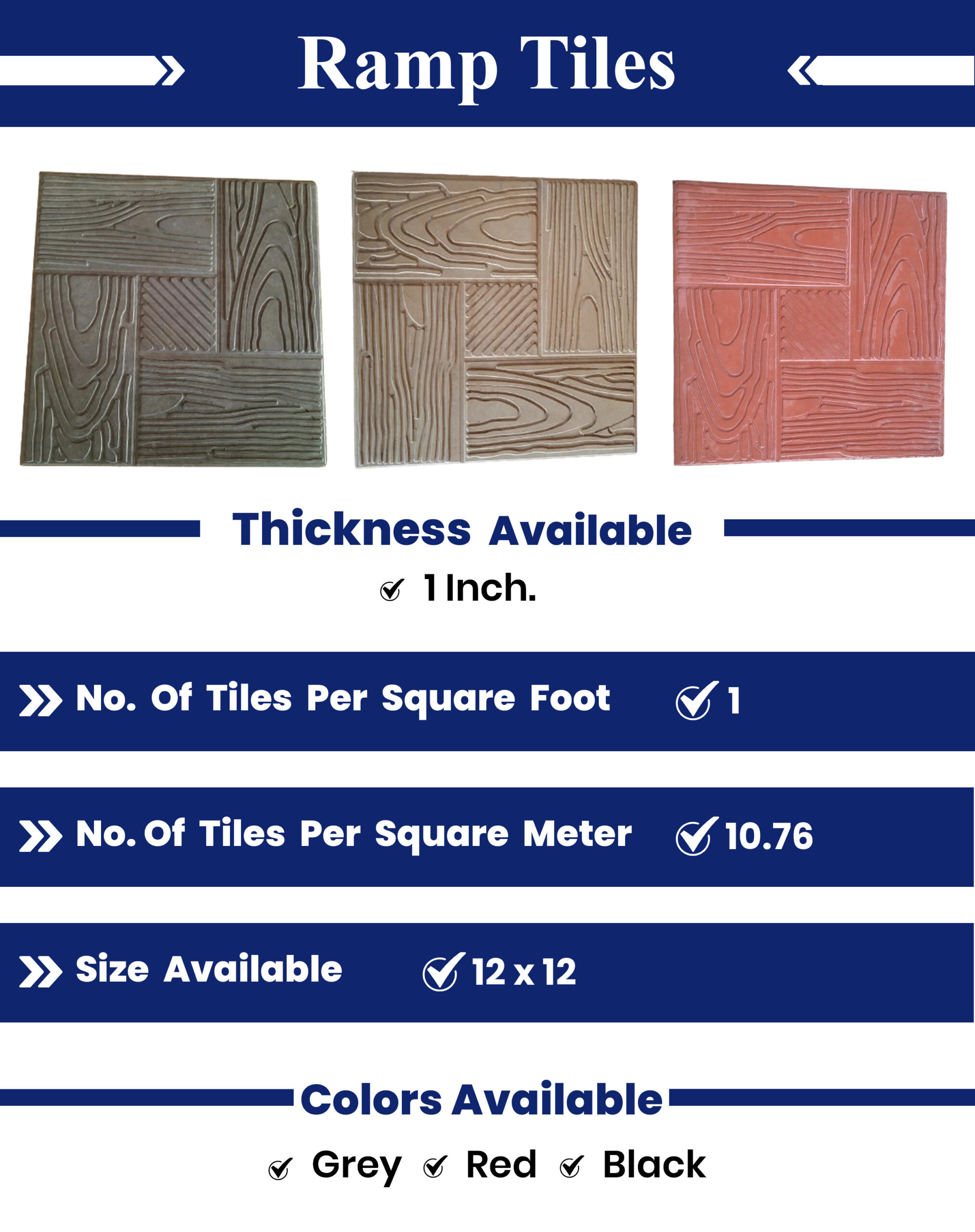 Resi Ramp Texture Texture Wall Tiles & Ramp Tiles – Imdad Concrete